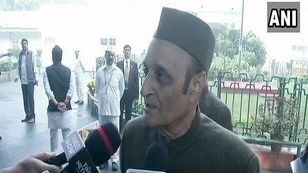 Karan Singh speaks to the media about his letter to UP Chief Minister Yogi Adityanath.
