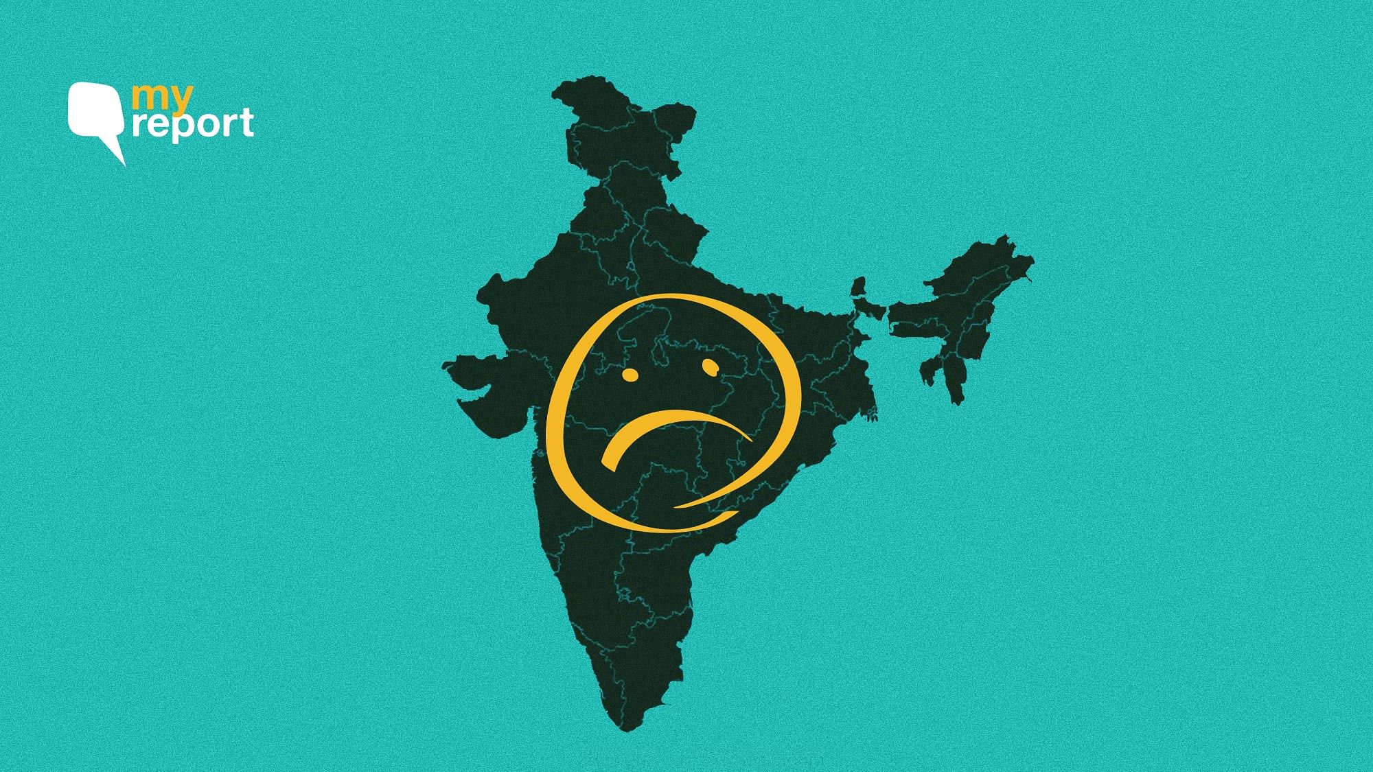 According to a UN Report, India was ranked 133rd in the global list of the happiest countries