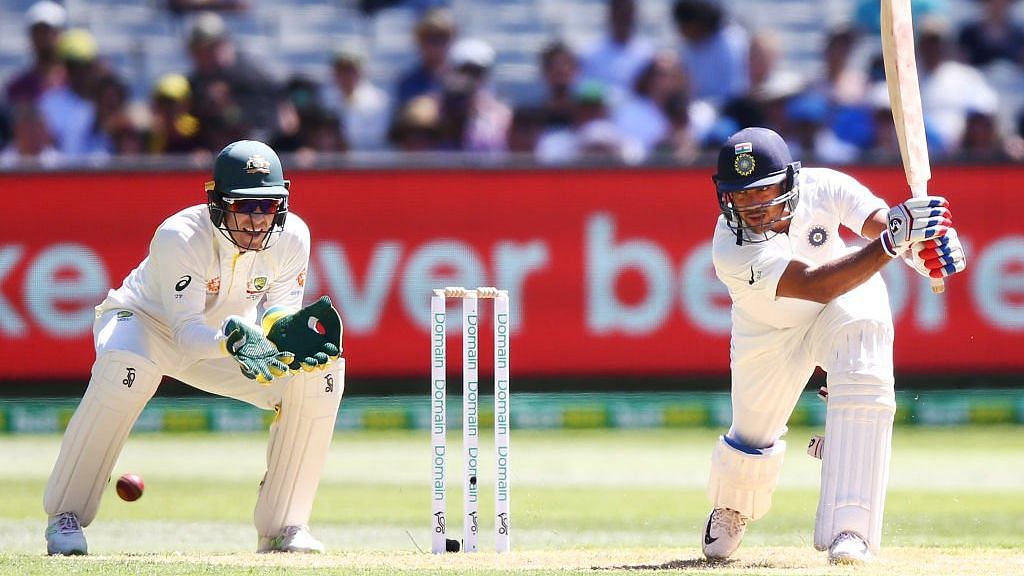 Mayank Agarwal scored a patient 76 on his maiden outing as India finished Day 1 of the Melbourne Test vs Australia at 215/2.