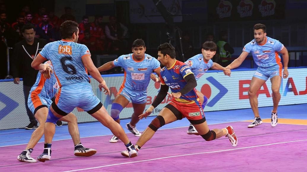 UP Yoddha produced a solid team performance to beat Bengal Warriors 41-25.