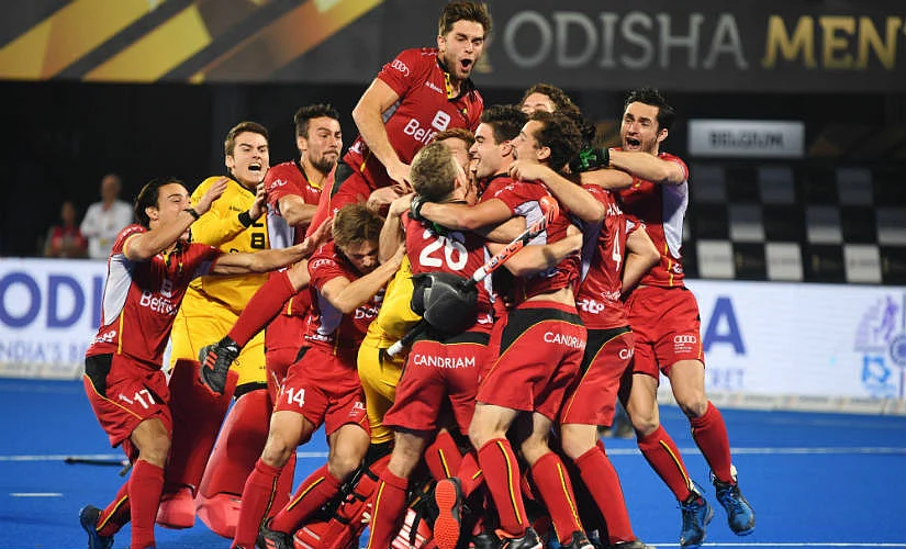 Belgium were crowned world champions for the first time after edging Netherlands on penalties in the FIH Men’s Hockey World Cup 2018 final.