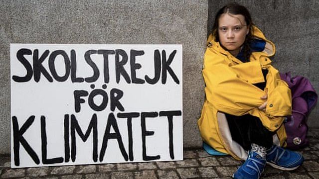 This 15-year-old activist protests for leaders to do more about climate change, every Friday outside the Swedish parliament.&nbsp;