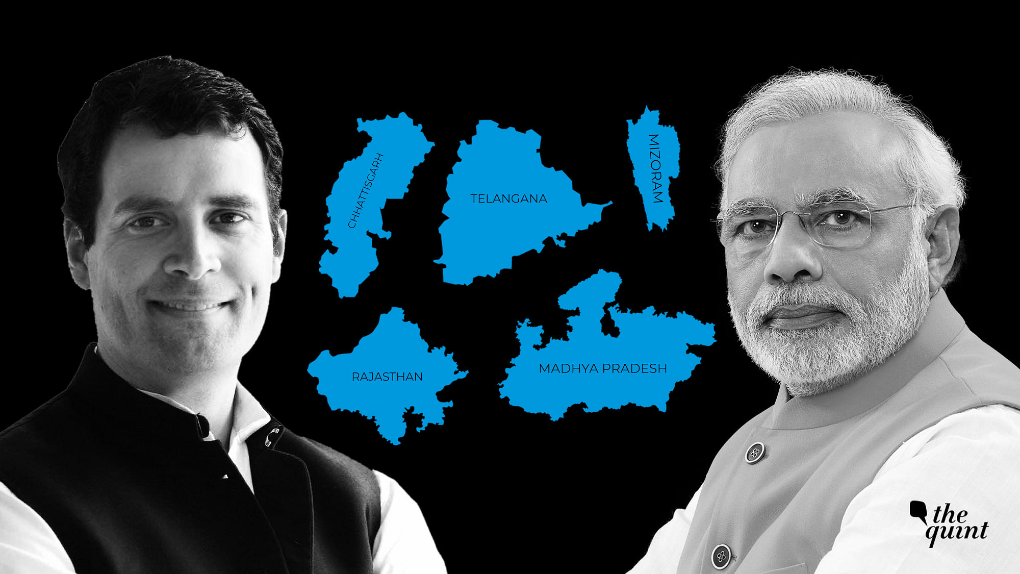 Results for Madhya Pradesh, Chhattisgarh, Rajasthan, Telangana and Mizoram elections were be declared on 11 December.