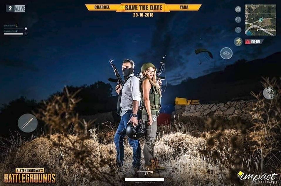 PUBG loving couple’s pre-wedding shoot is simply amazing, shows how popular PUBG is in India.   