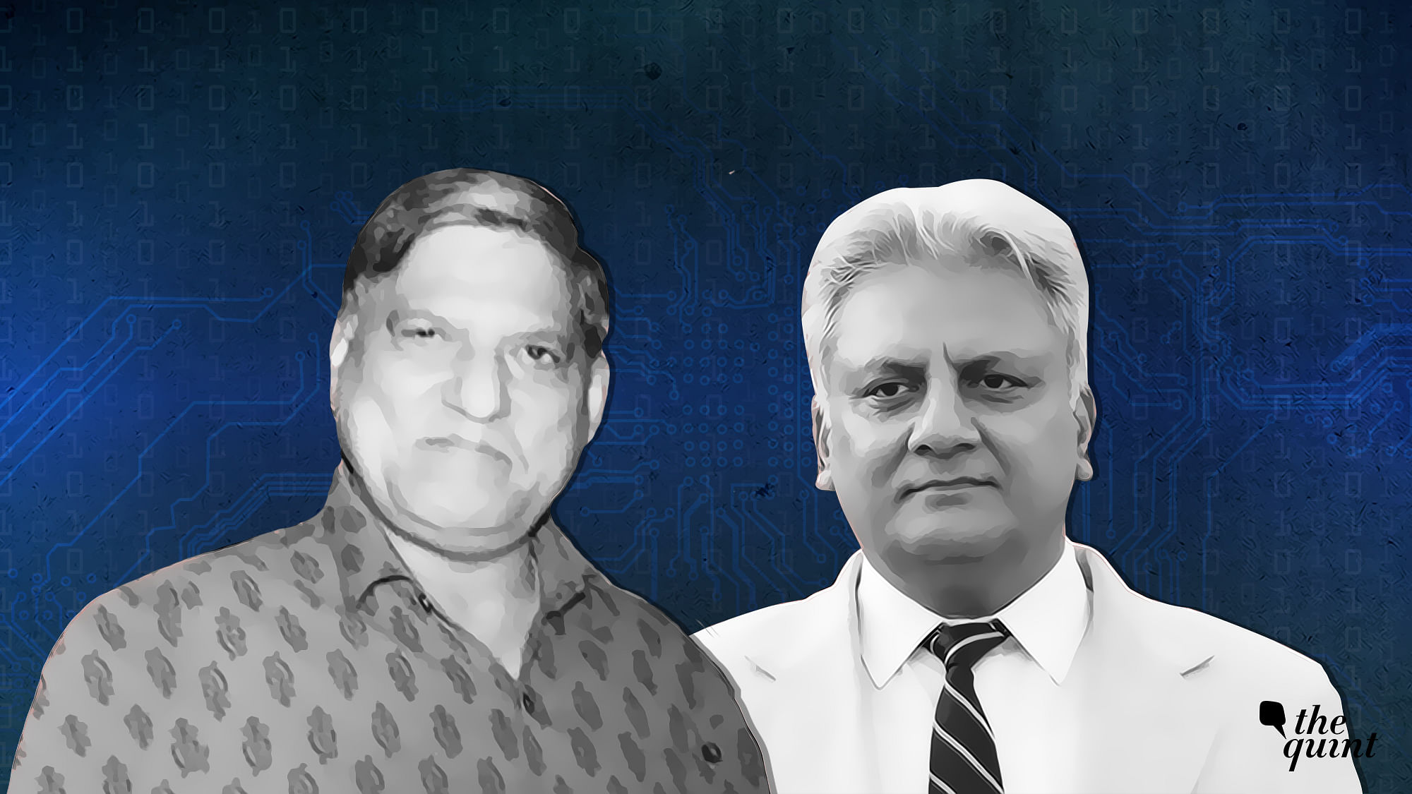 (Left to Right): R&amp;AW Chief AK Dhasmana and IB Chief Rajiv Jain.