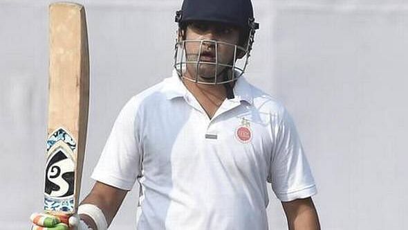 Gautam Gambhir scored 112 in the first innings of his final Ranji Trophy match for Delhi against Andhra Pradesh.