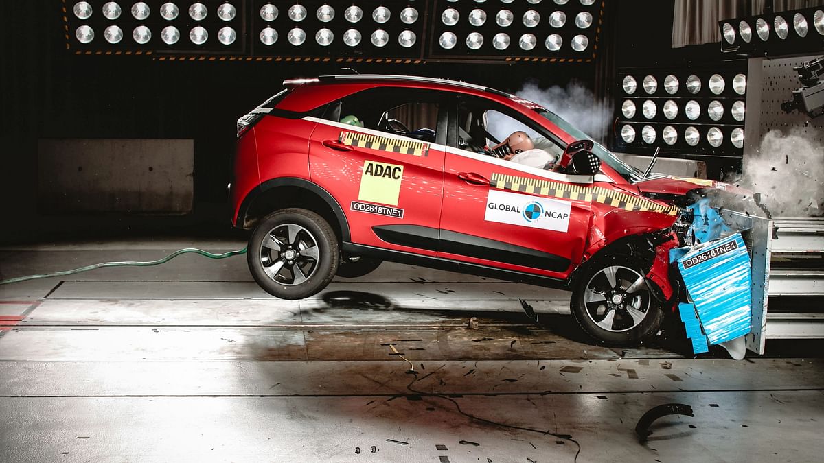 Tata Nexon scores 5 stars in latest Global NCAP crash tests.