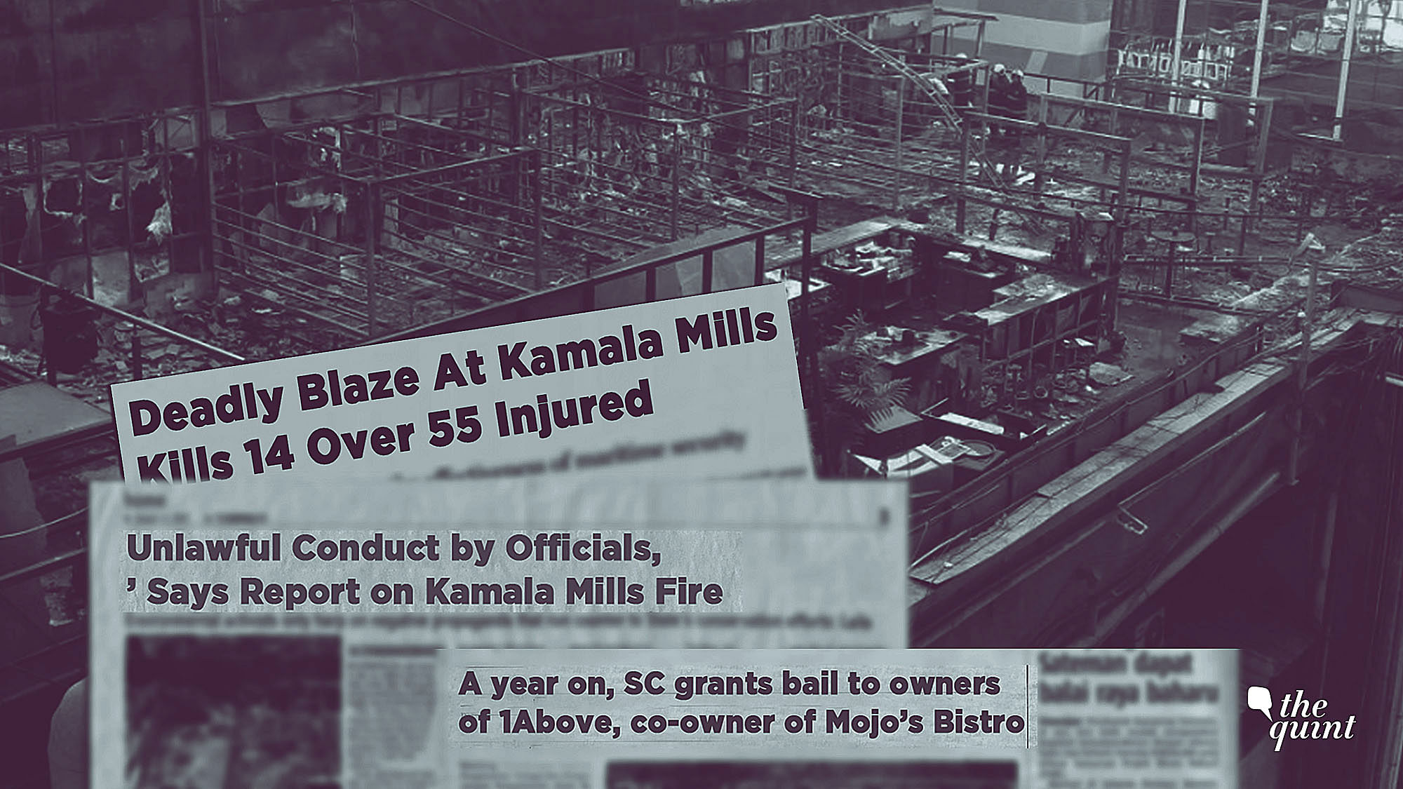 One year since a deadly blaze at Kamala Mills killed 14 people, survivors still fight for compensation from the Govt.