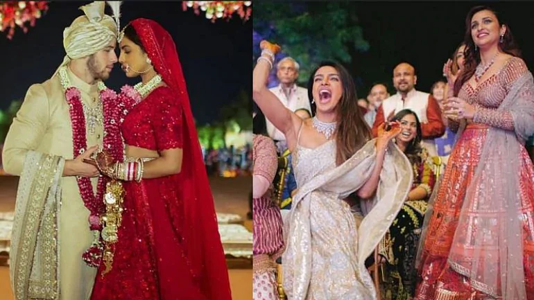 Parineeti Chopra at Priyanka Chopra &amp; Nick Jonas’ wedding.