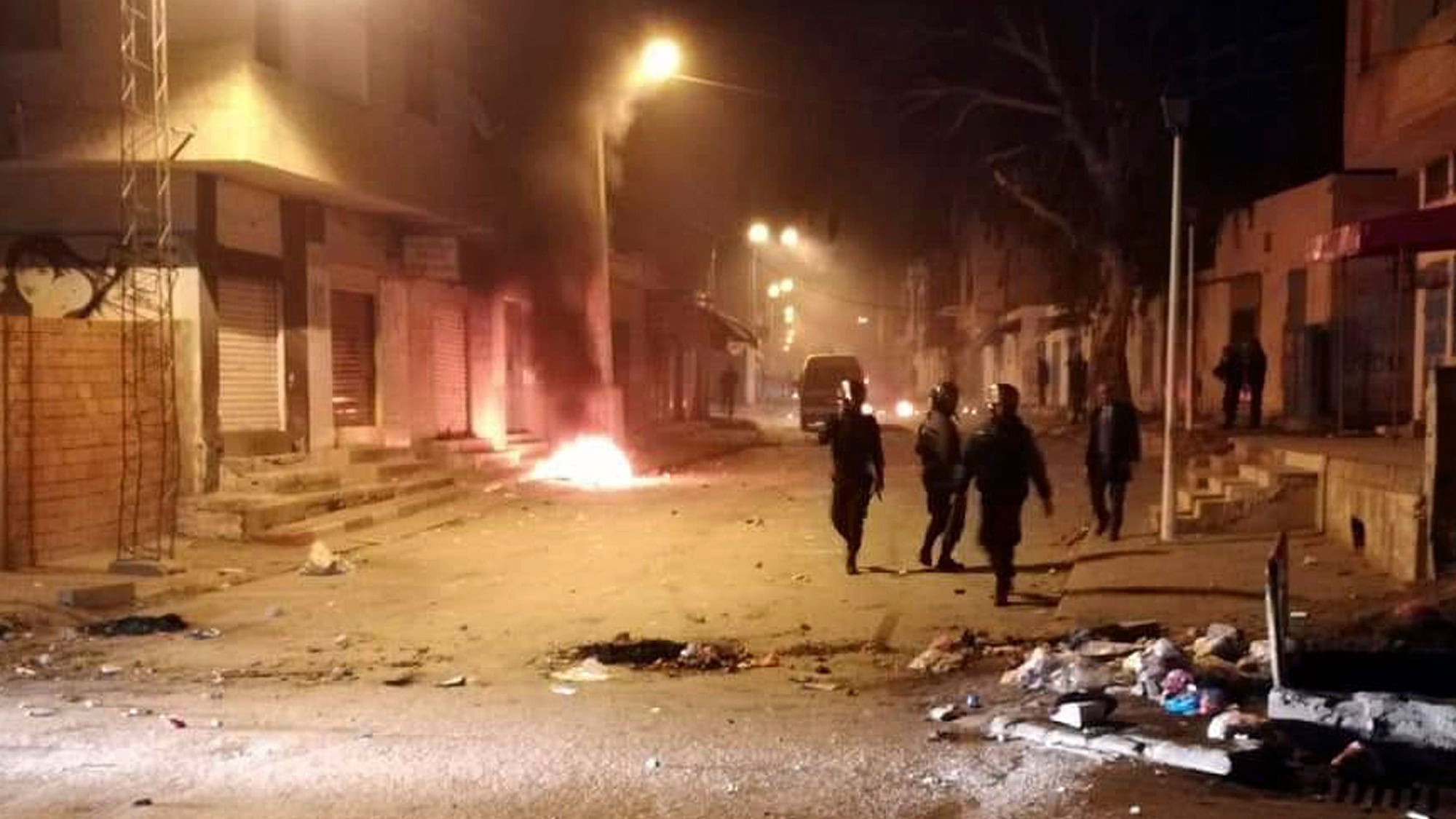 Violent Protests break out in Kasserine, Tunisia
