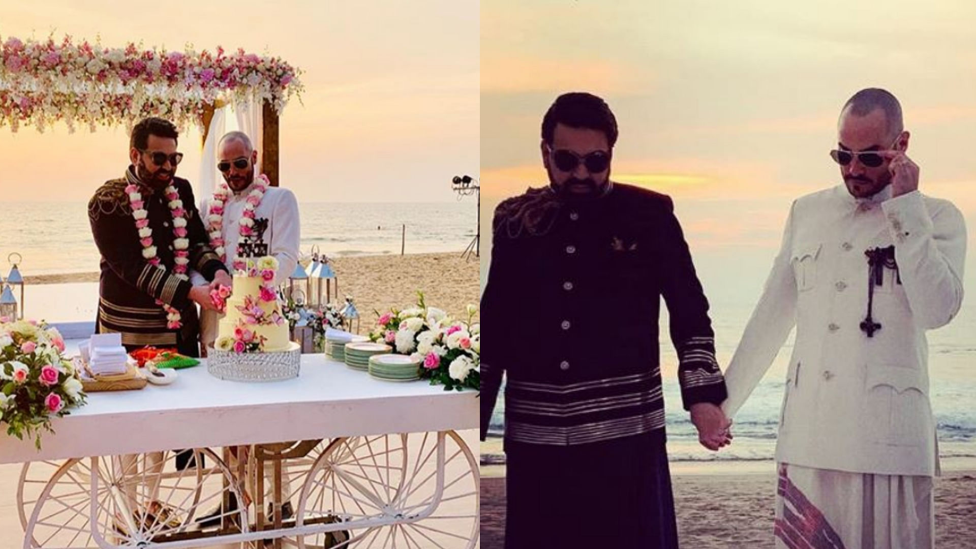Keshav Suri and Cyril Feuillebois celebrate their love in Goa.