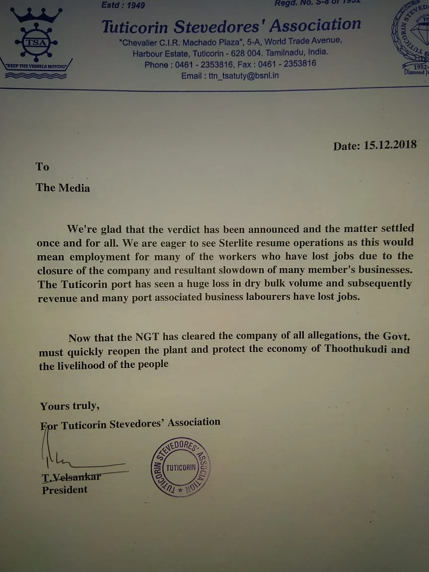 Will Challenge NGT’s Decision of Reopening Sterlite Plant: EPS