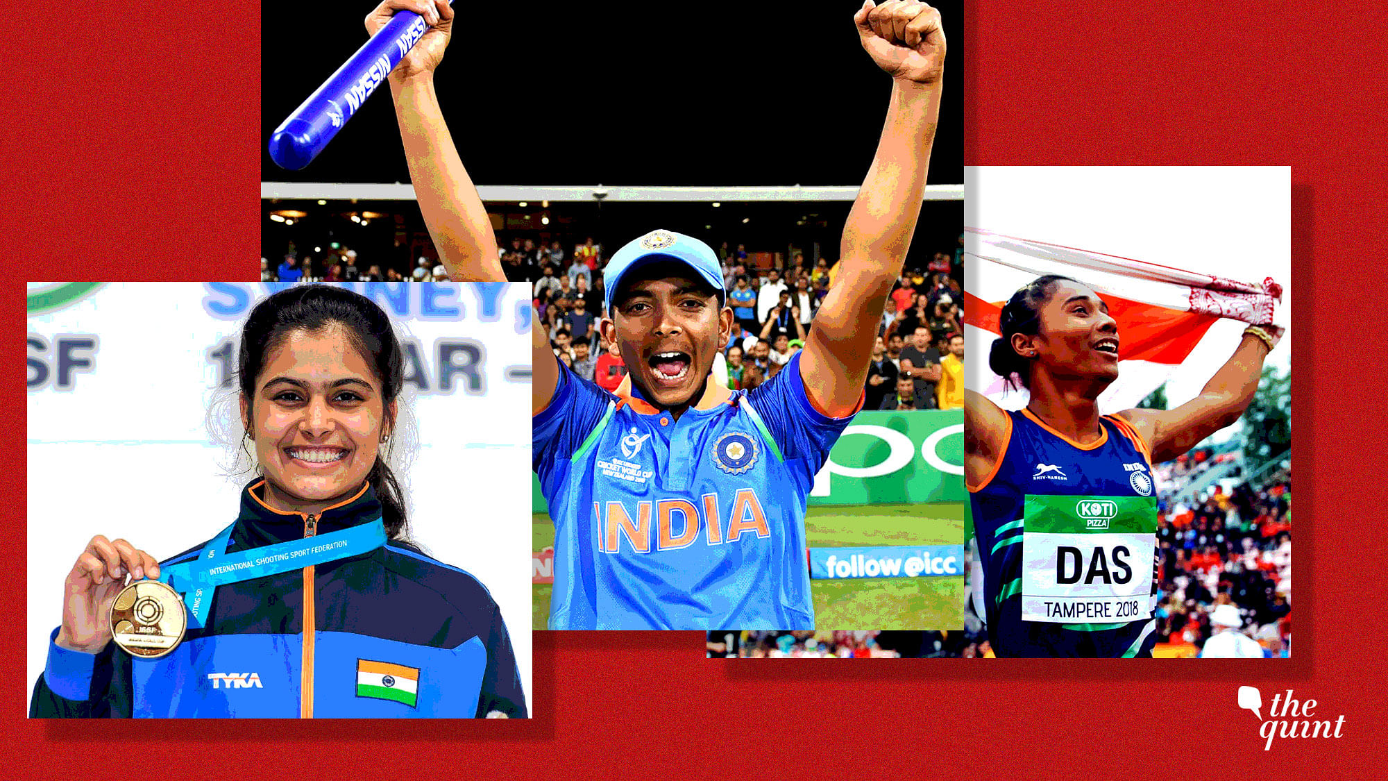 From Prithvi Shaw to Hima Das, here are the top winners in sports this year.