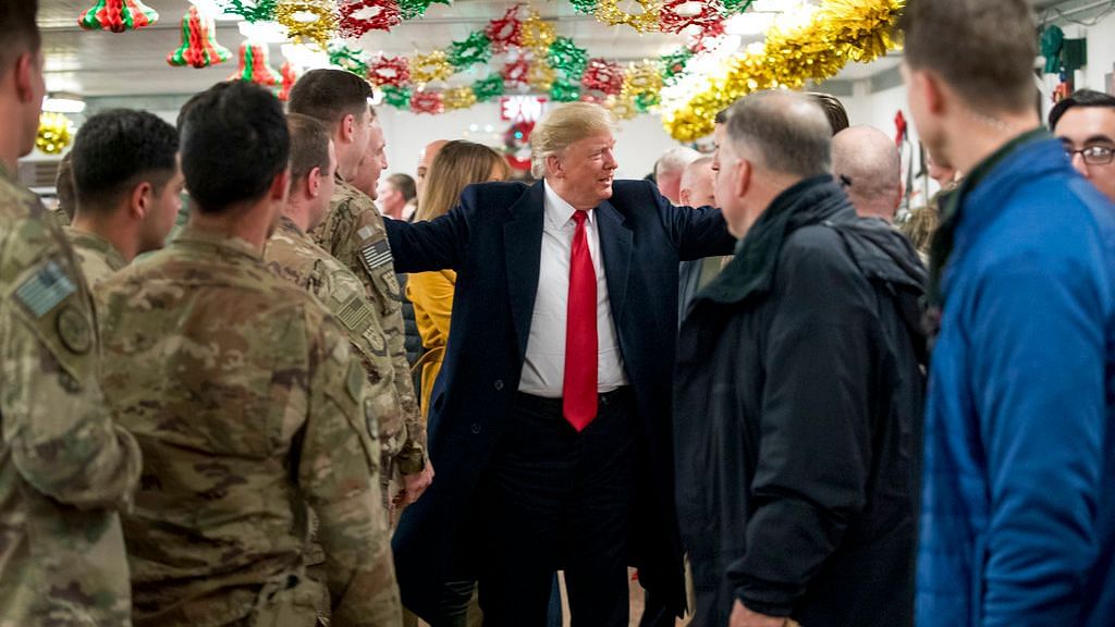 President Donald Trump made an unannounced visit to Iraq on Wednesday, 26 December.