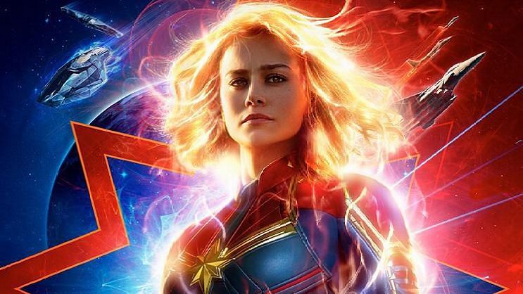 Brie Larson in and as <i>Captain Marvel.&nbsp;</i>