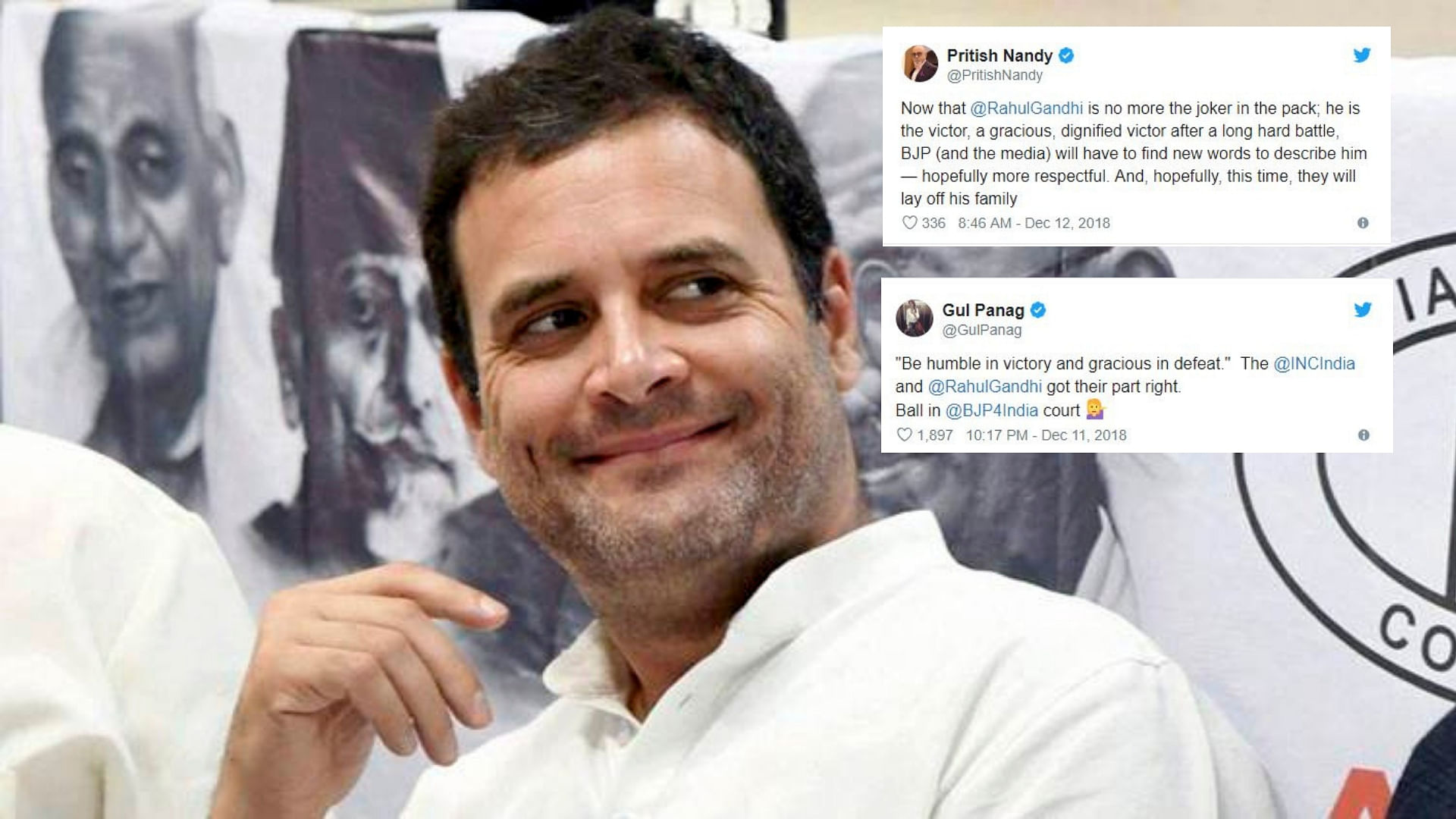 How people showered praise on Congress President Rahul Gandhi with tweets and memes.