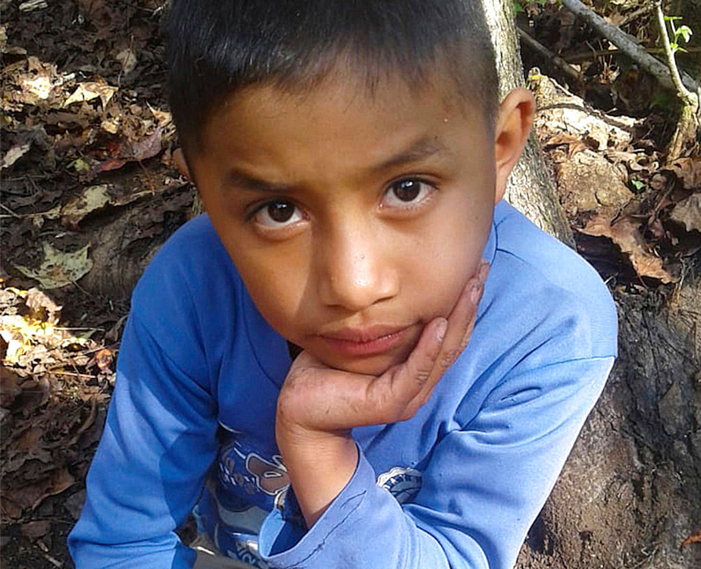 This file photo provided by Catarina Gomez on 27 December 2018, shows her stepbrother Felipe Gomez Alonzo, near her home in Yalambojoch, Guatemala. 