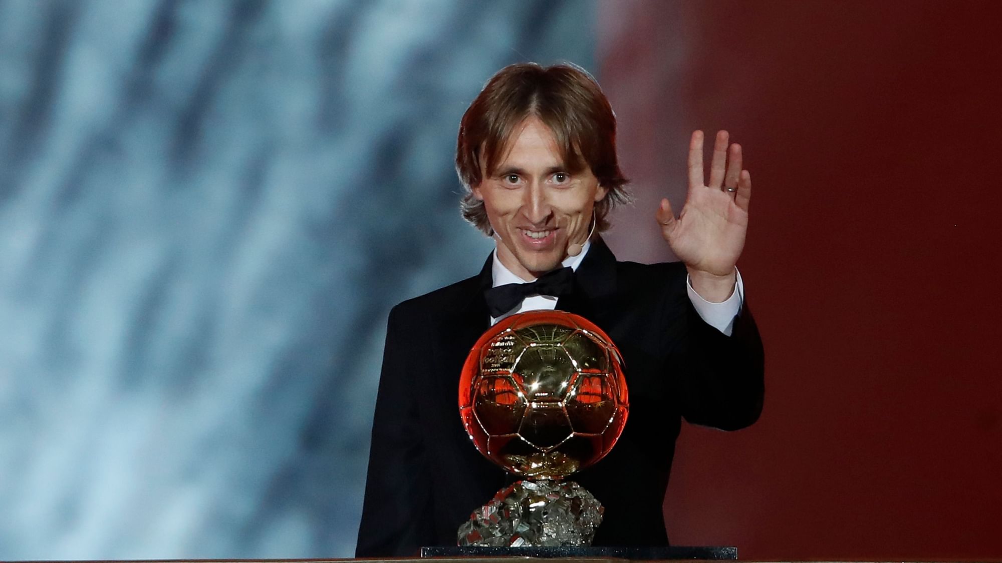 Luka Modric was announced as the winner of the prestigious prize in a glitzy ceremony held in Paris on Monday night.