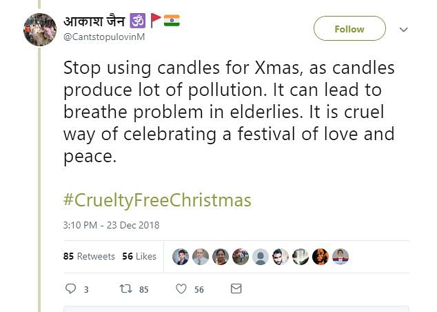 Burning of candles leading to air pollution and  Christmas gift batteries being non-recyclable were discussed. 