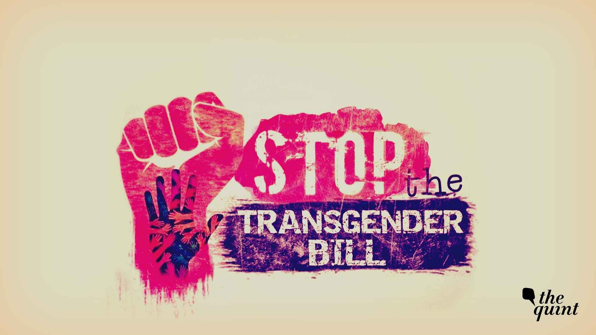 The transgender community protest the Transgender Persons (Protection of Rights) Bill 2018 across India.