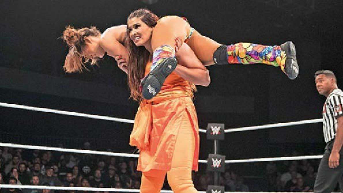 File photo of Indian WWE wrestler Kavita Verma.