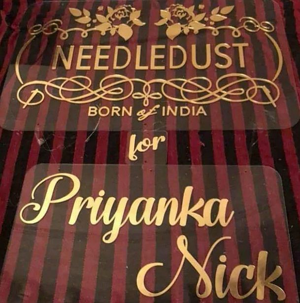 The customised Needledust package symbolises all things luxury. 
