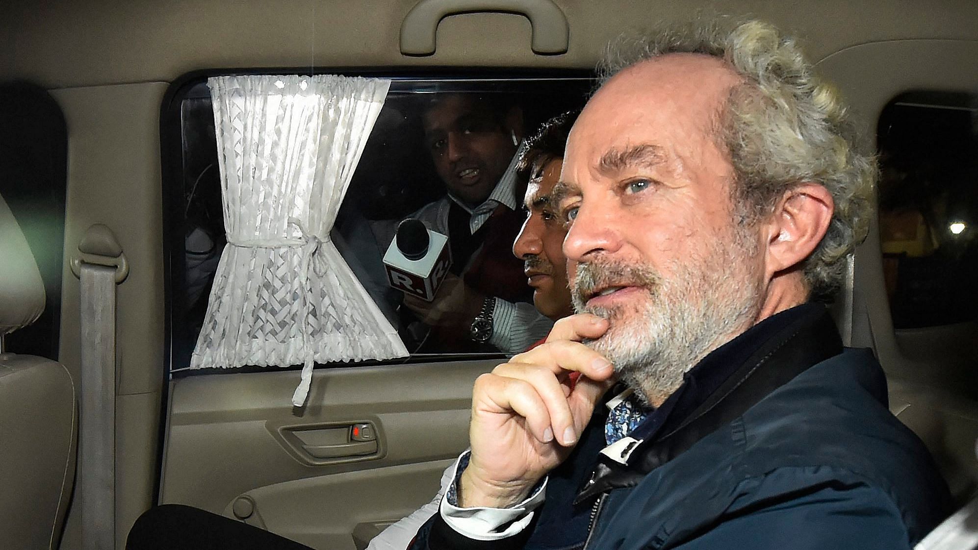 Christian James Michel, the alleged middleman extradited to India from UAE in connection with the AgustaWestland VVIP chopper scam.