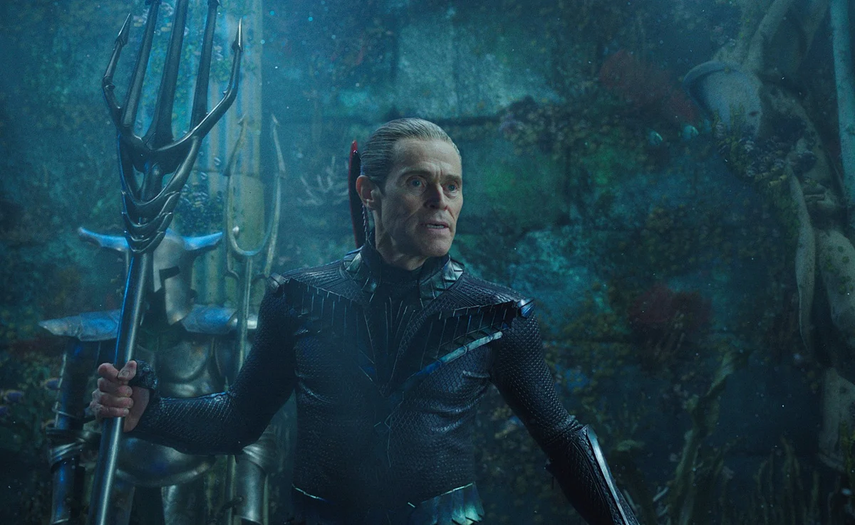 Willem Dafoe as Vulko in <i>Aquaman.</i>