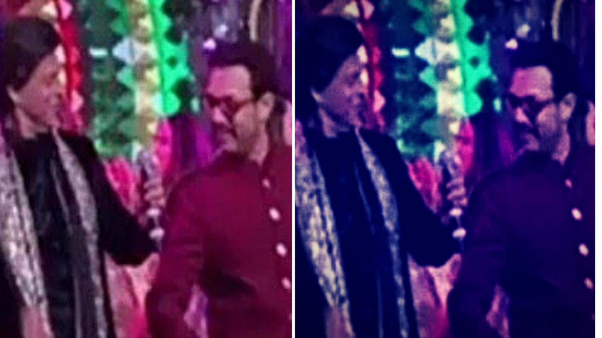 Shah Rukh Khan and Aamir Khan took to the stage at the Ambani-Piramal Sangeet.