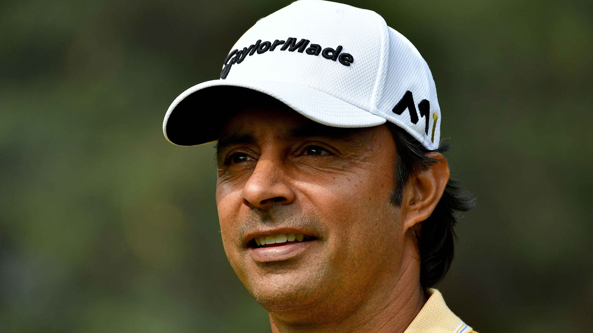 File picture of Indian golfer Jyoti Randhawa, who was arrested on poaching charges in Uttar Pradesh on 26 December.