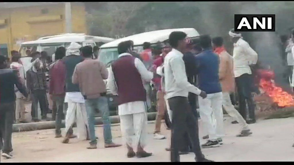 Pilot’s supporters blocked roads after reports emerged that Rahul Gandhi has picked Ashok Gehlot over him for CM.