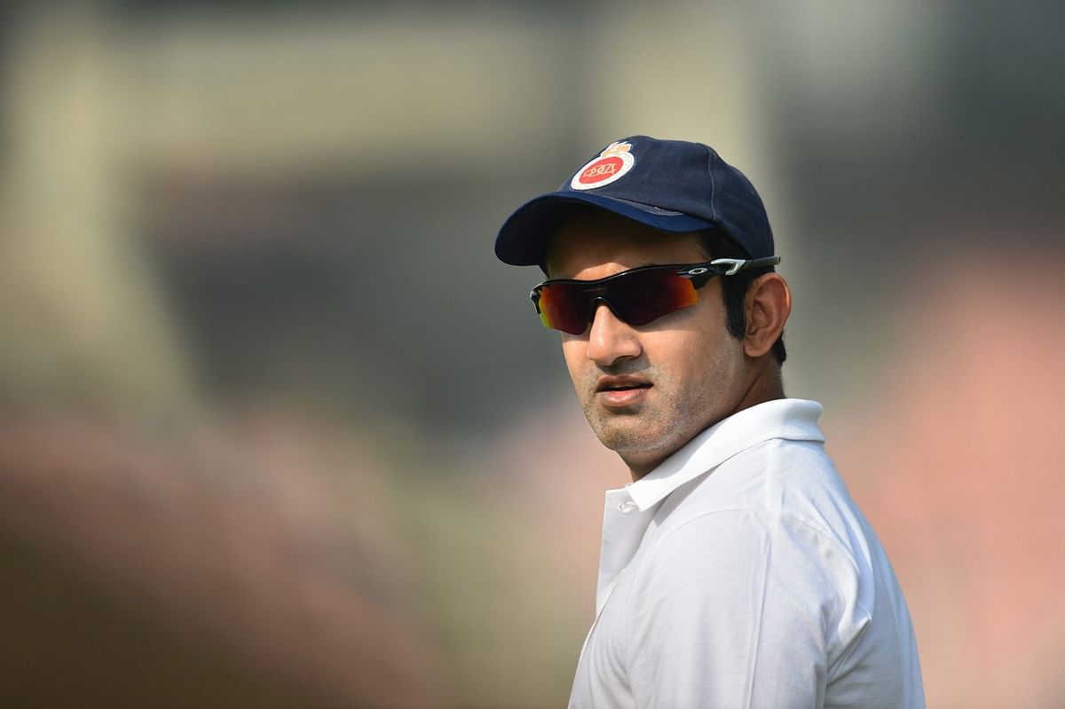 At stumps on day 2 of his farewell match, Gautam Gambhir was batting at 92 against Andhra.
