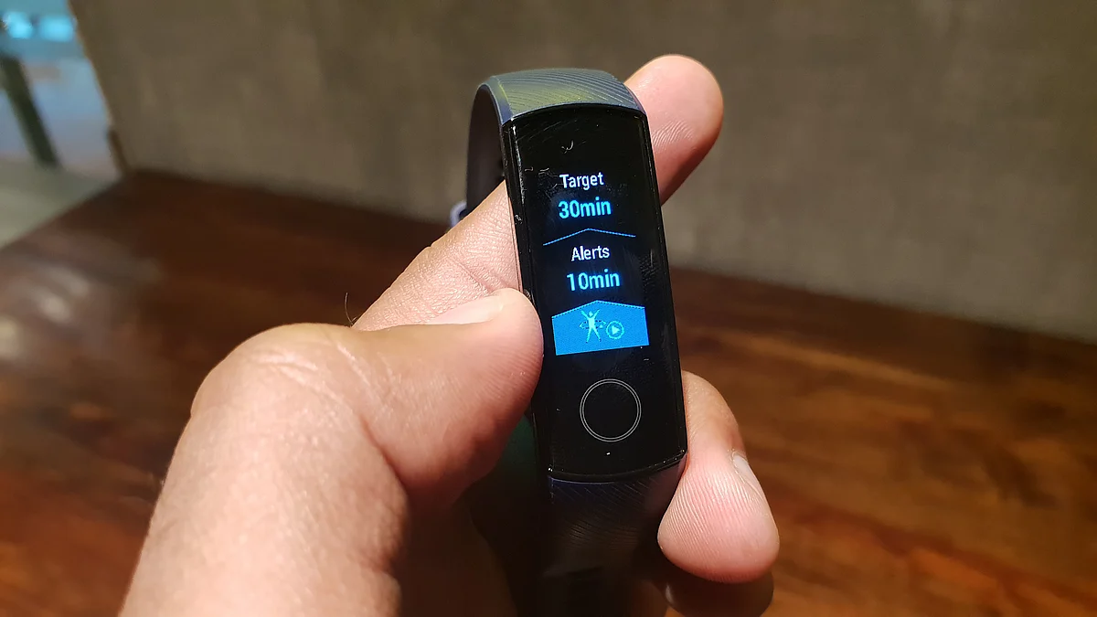The Honor Band 4 offers different types of activity tracking. 