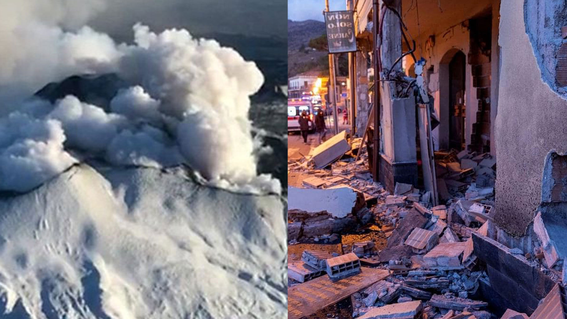 Earthquake triggered by Mt Etna volcano hits Italy’s eastern Sicily.