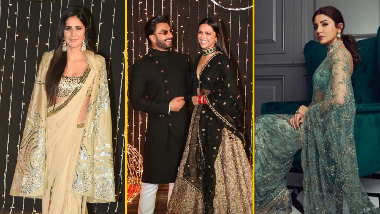 Katrina, DeepVeer and Anushka Sharma attend Priyanka-Nick’s Mumbai reception.&nbsp;
