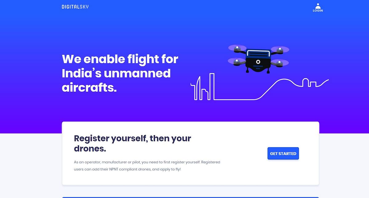 Digital Sky platform will enable drone users in India to legally fly across the country.