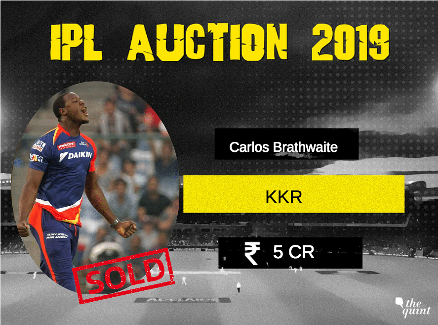 West Indian T20I captain snapped up by Kolkata Knight Riders at the IPL 2019 Auction.