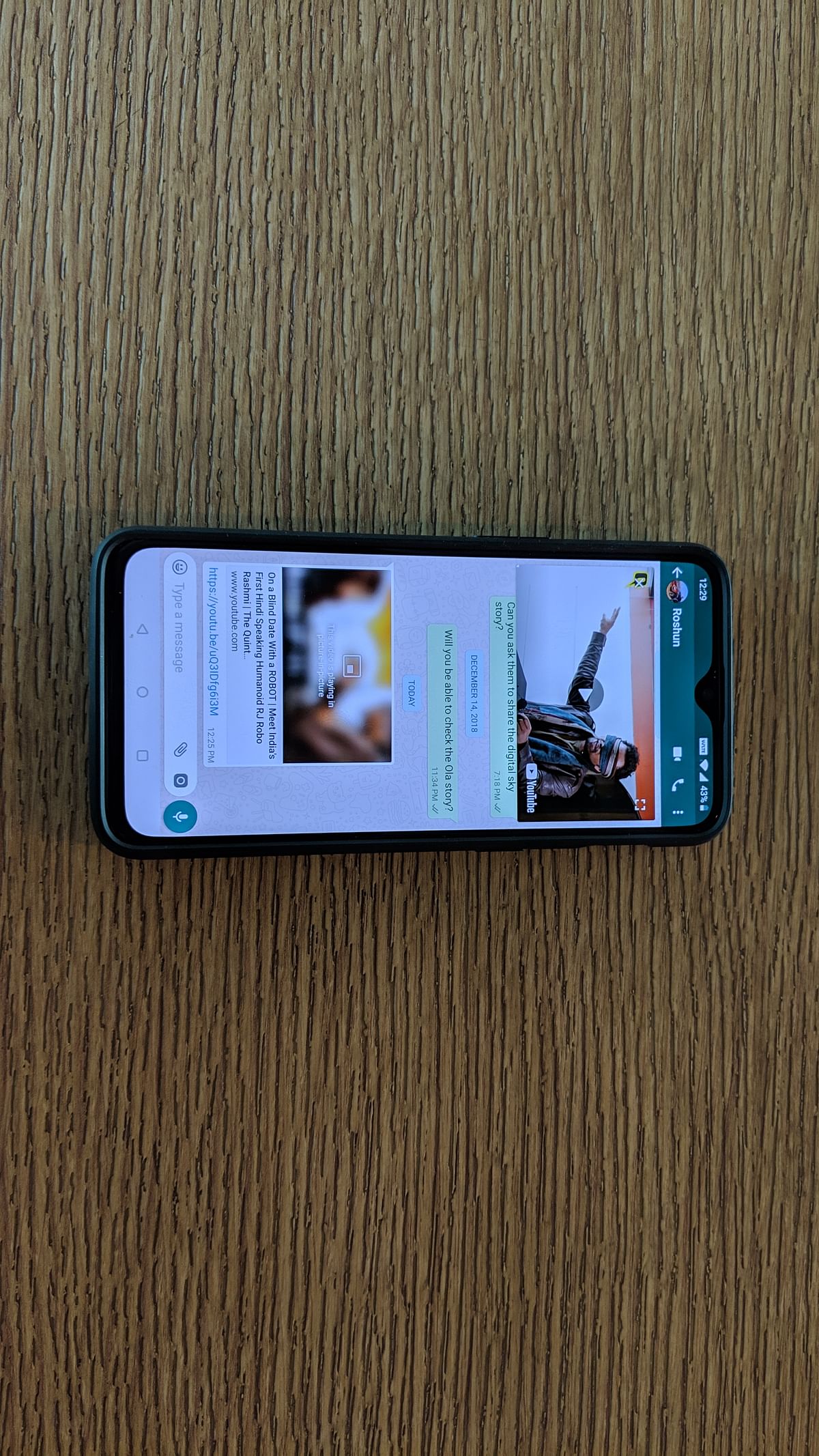 WhatsApp picture-in-picture mode for watching videos now available for Android users.