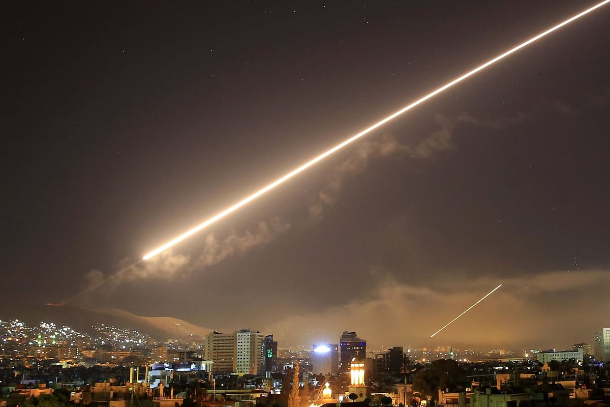 The missile attack by US forces in Syria left nine people dead, including four children.