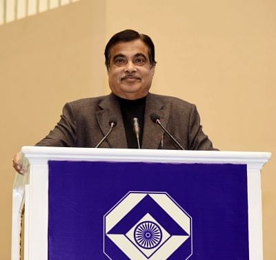 New Delhi: Union Minister for Road Transport & Highways, Shipping and Water Resources, River Development & Ganga Rejuvenation Nitin Gadkari at the 31st Intelligence Bureau Centenary Endowment Lecture, in New Delhi on Dec 24, 2018. (Photo: IANS/PIB)