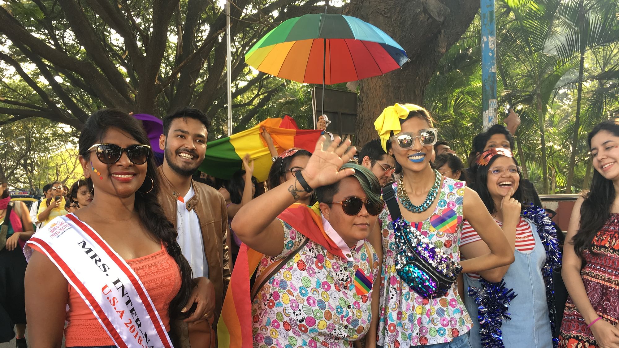 The LGBTQ community held the Pride parade in Bengaluru on Sunday, 9 December.&nbsp;