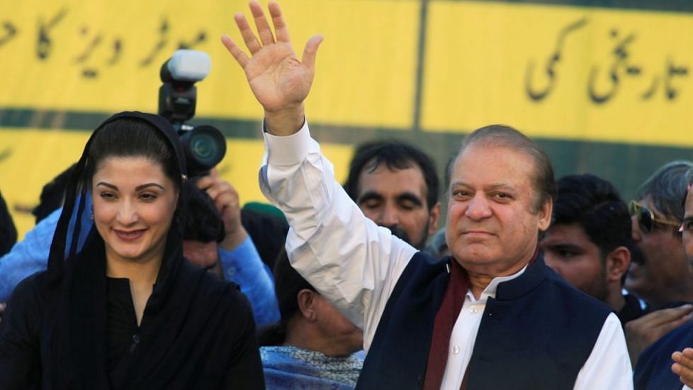 Former prime minister of Pakistan Nawaz Sharif (right) was sentenced to seven years on Monday, 24 December 2018.