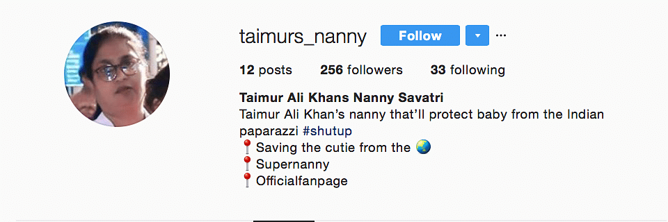 Taimur Ali Khan’s nanny has become and internet celebrity and her parody accounts are taking Instagram by a storm!