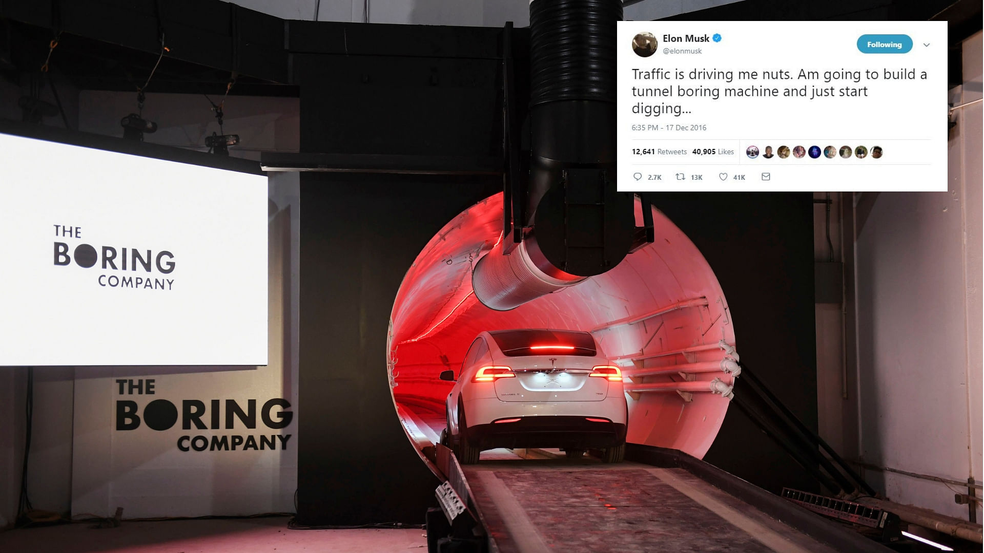 Elon Musk has unveiled the project about two years after he tweeted about the traffic in Los Angeles.