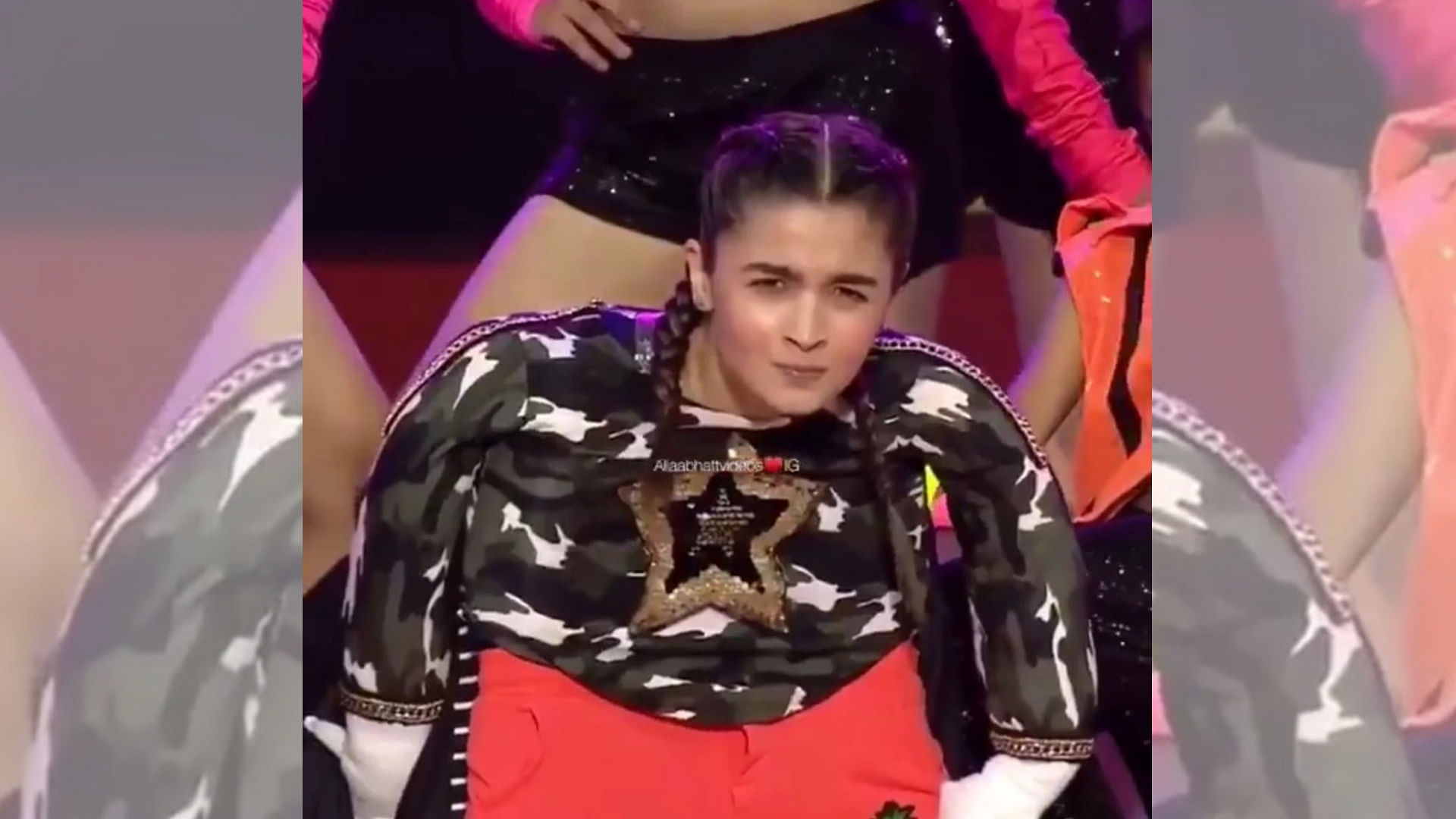 Alia Bhatt during her performance at Kids’ Choice Awards 2017.