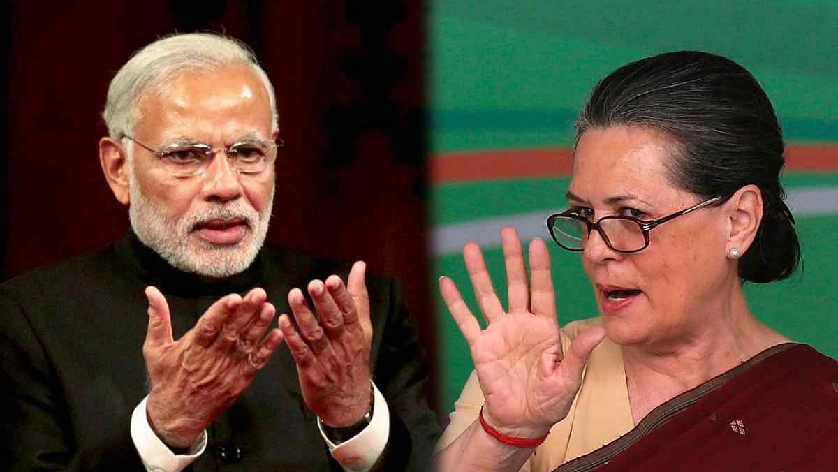 Representational image. PM Narendra Modi and Congress Leader Sonia Gandhi