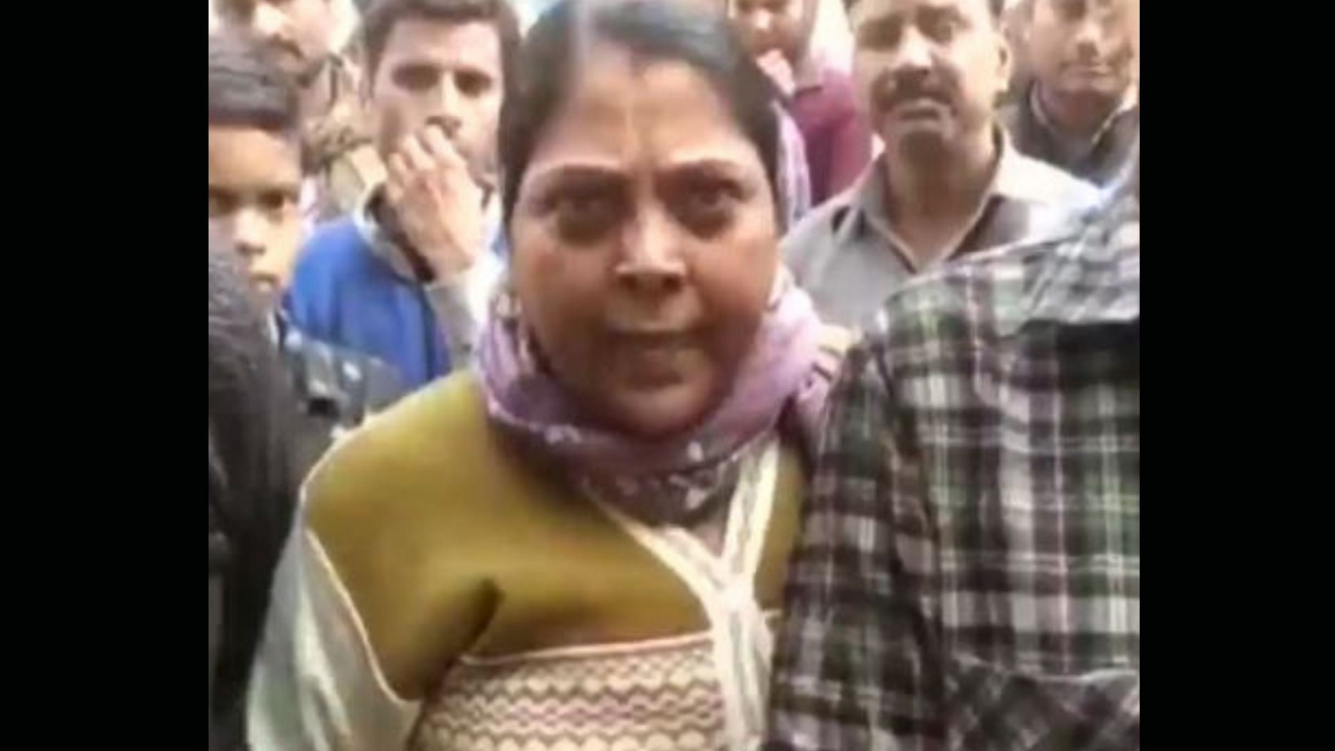 Sister of police officer Subodh Singh who was killed by a mob protesting alleged cow slaughter.