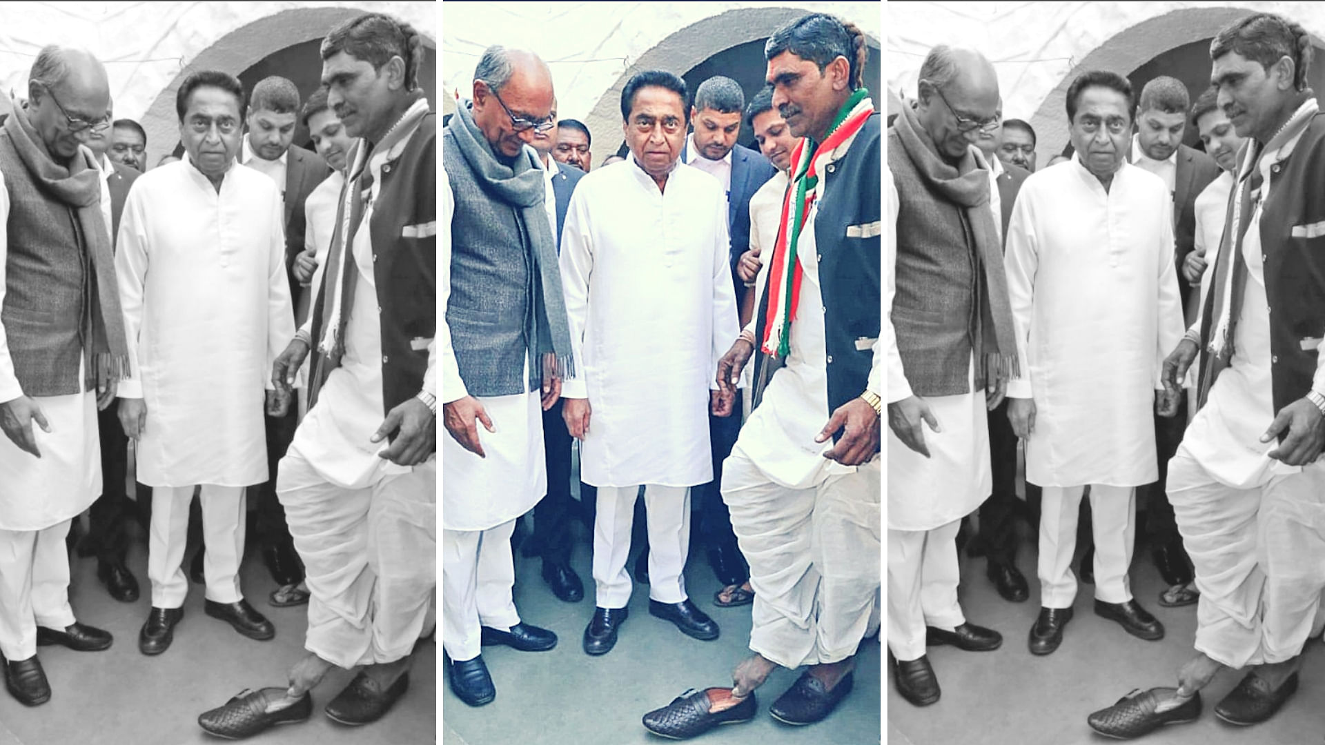 After a decade and a half, Durgalal Kirar wore shoes in the presence of Madhya Pradesh Chief Minister Kamal Nath.