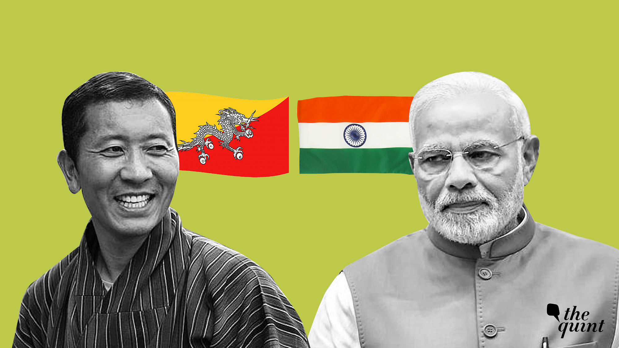 Image of Bhutan PM and Indian PM Modi used for representational purposes.
