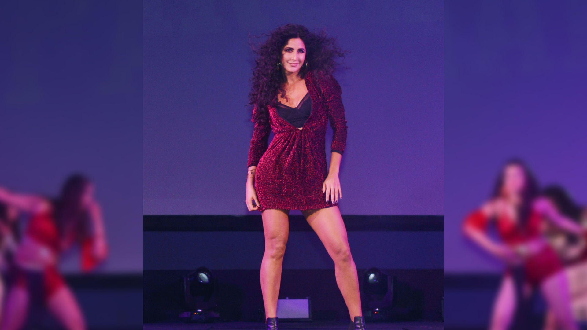 Katrina Kaif performs at the launch of ‘Husn Parcham’.